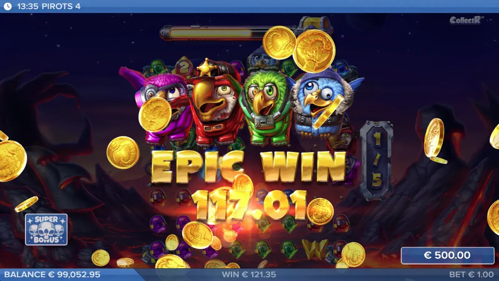Pirots 4 Inferno Epic Win