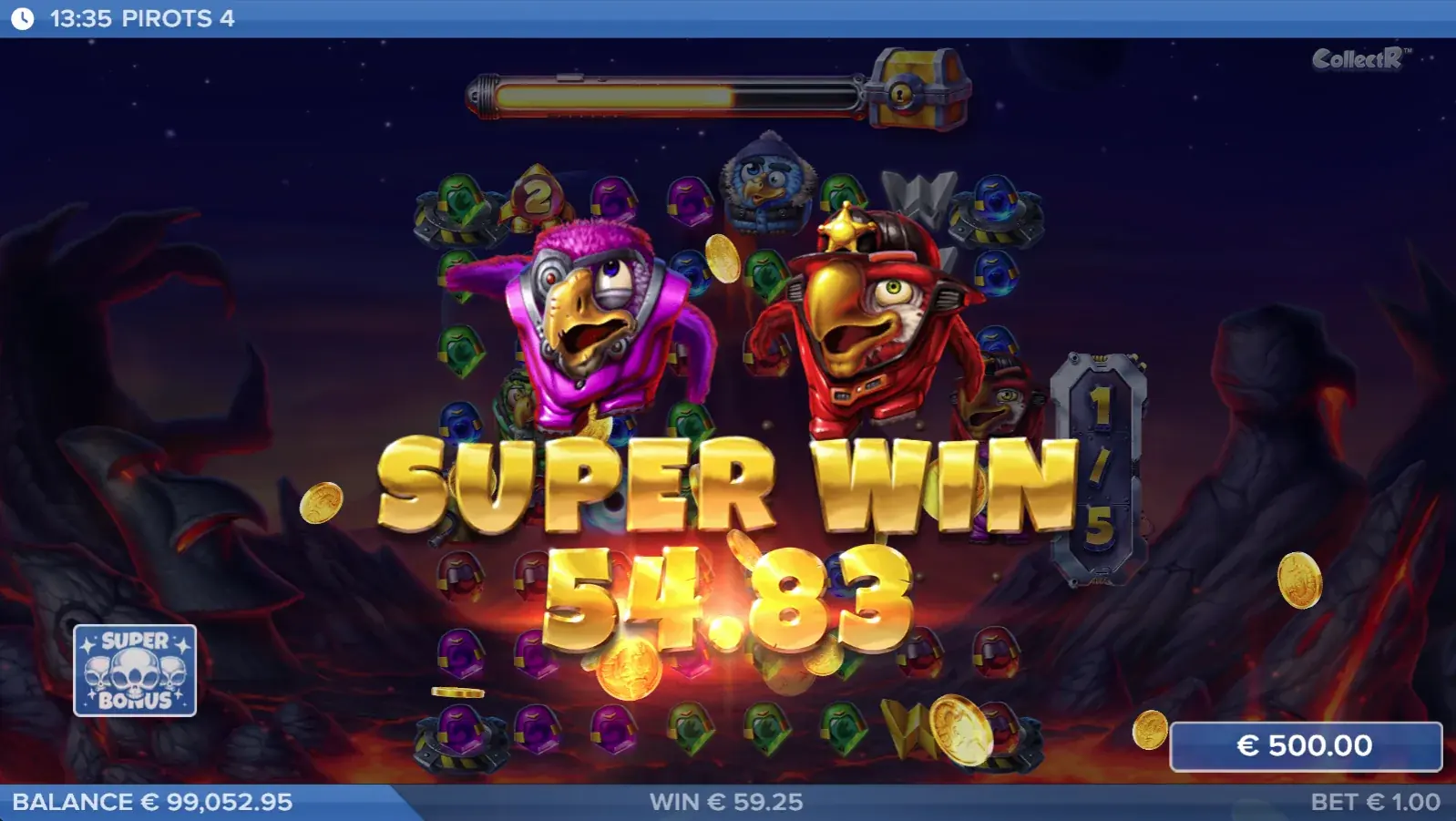 Pirots 4 Inferno Super Win