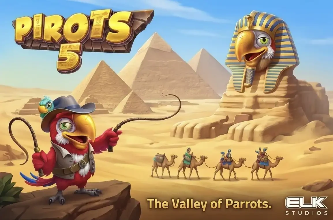 Pirots 5 Valley of Parrots Tempelmotiv