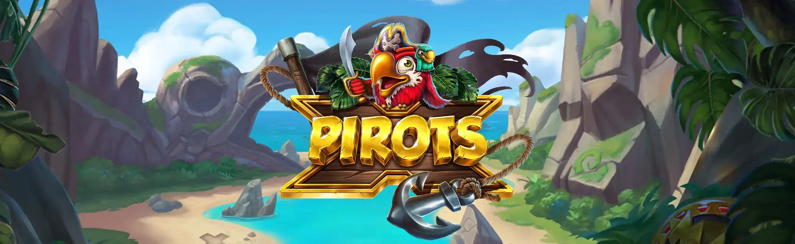 Pirots X Schatzinsel-Banner