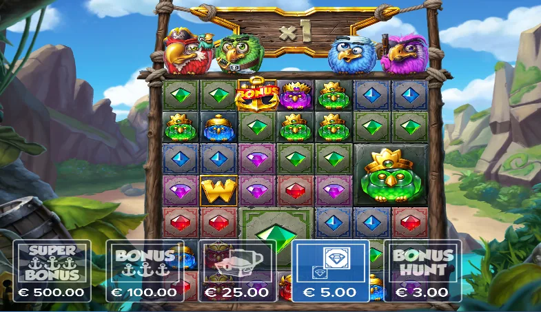 Pirots X Bonus Buy und X-iter mobil